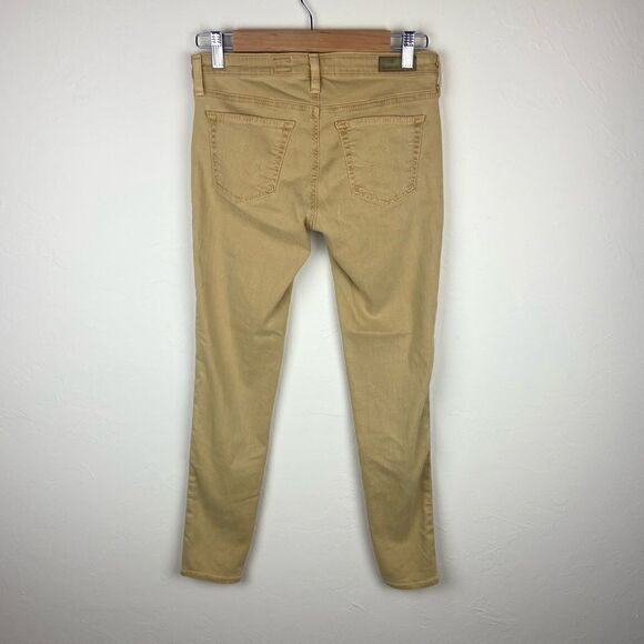AG ‘The Legging Ankle’ Super Skinny Embroidered Side Panel - Tan - Picture 5 of 7